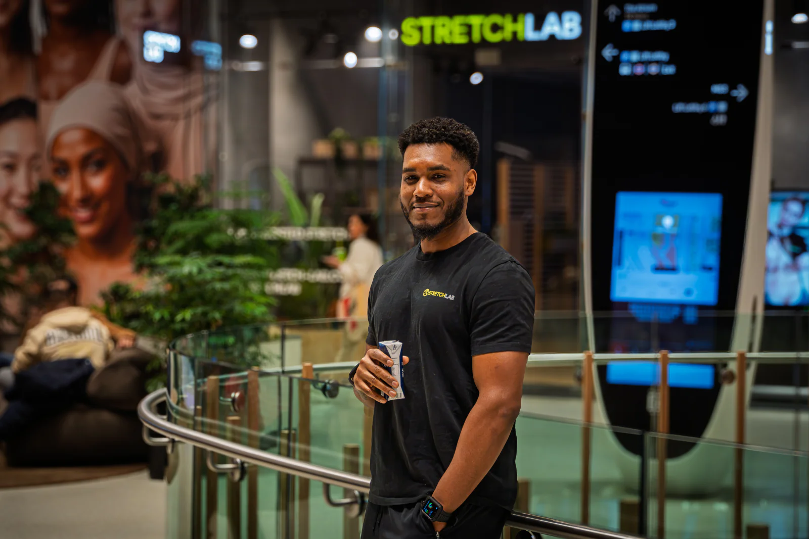 Josh Silvera at the StretchLab studio